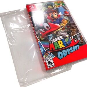 NEW Nintendo Switch Super Mario Odyssey Game with Case and Cartridge  Open Box